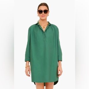 New Green Poly Shirt Dress by Pomander place and Tuckernock.